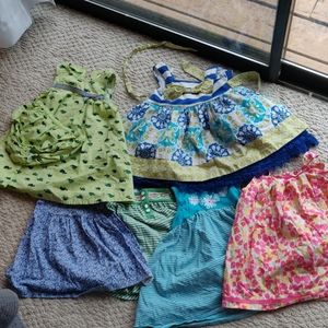 2t girls lot of summer dresses